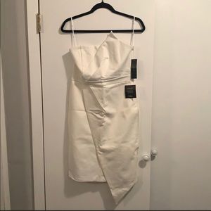 LuLus White Strapless Dress